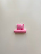 MINIATURE PILLOW & BLANKY | SOFT PINK STRIPES |