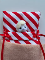 Sleeping Set for Sylvanian Babies | XMAS STRIPES |