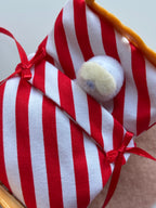 Sleeping Set for Sylvanian Babies | XMAS STRIPES |