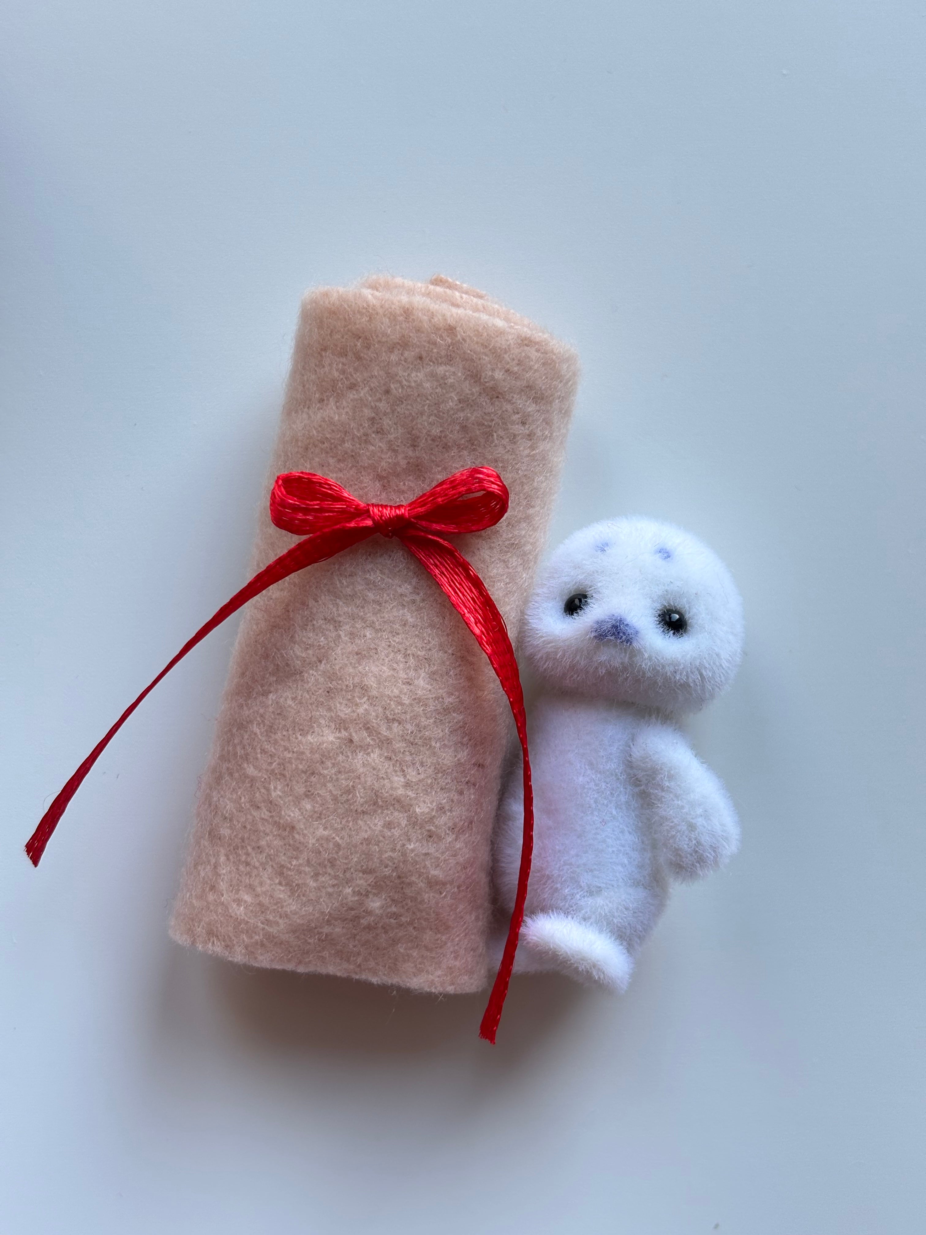 Sleeping Set for Sylvanian Babies | XMAS STRIPES |