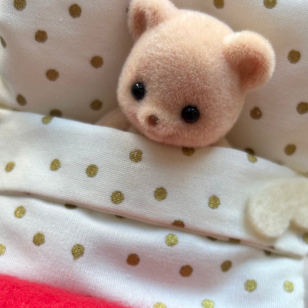 Sleeping Set for Sylvanian Babies | XMAS DOTS |