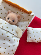 Sleeping Set for Sylvanian Babies | XMAS DOTS |