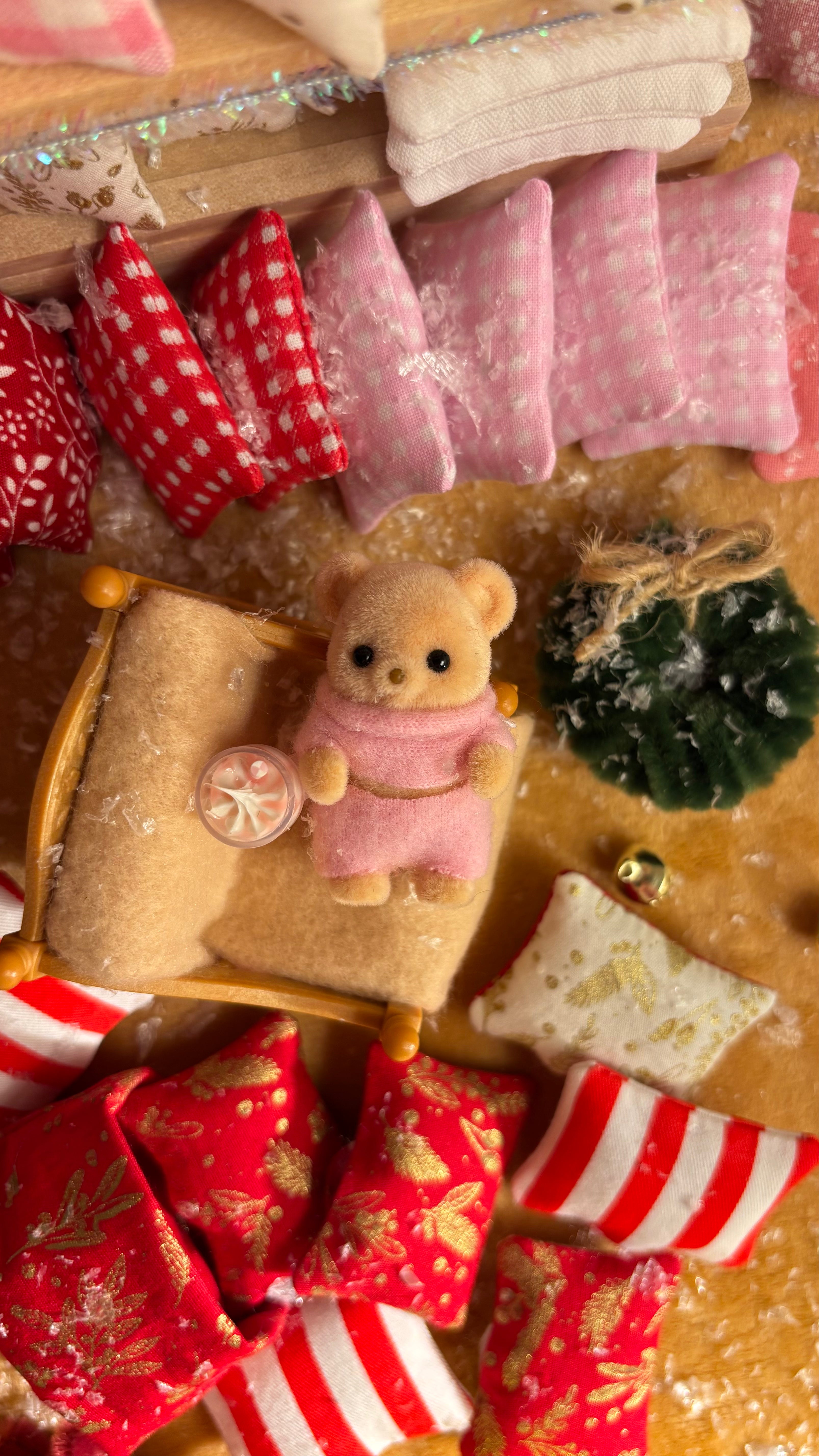 Miniature Pillow | GINGHAM RED |