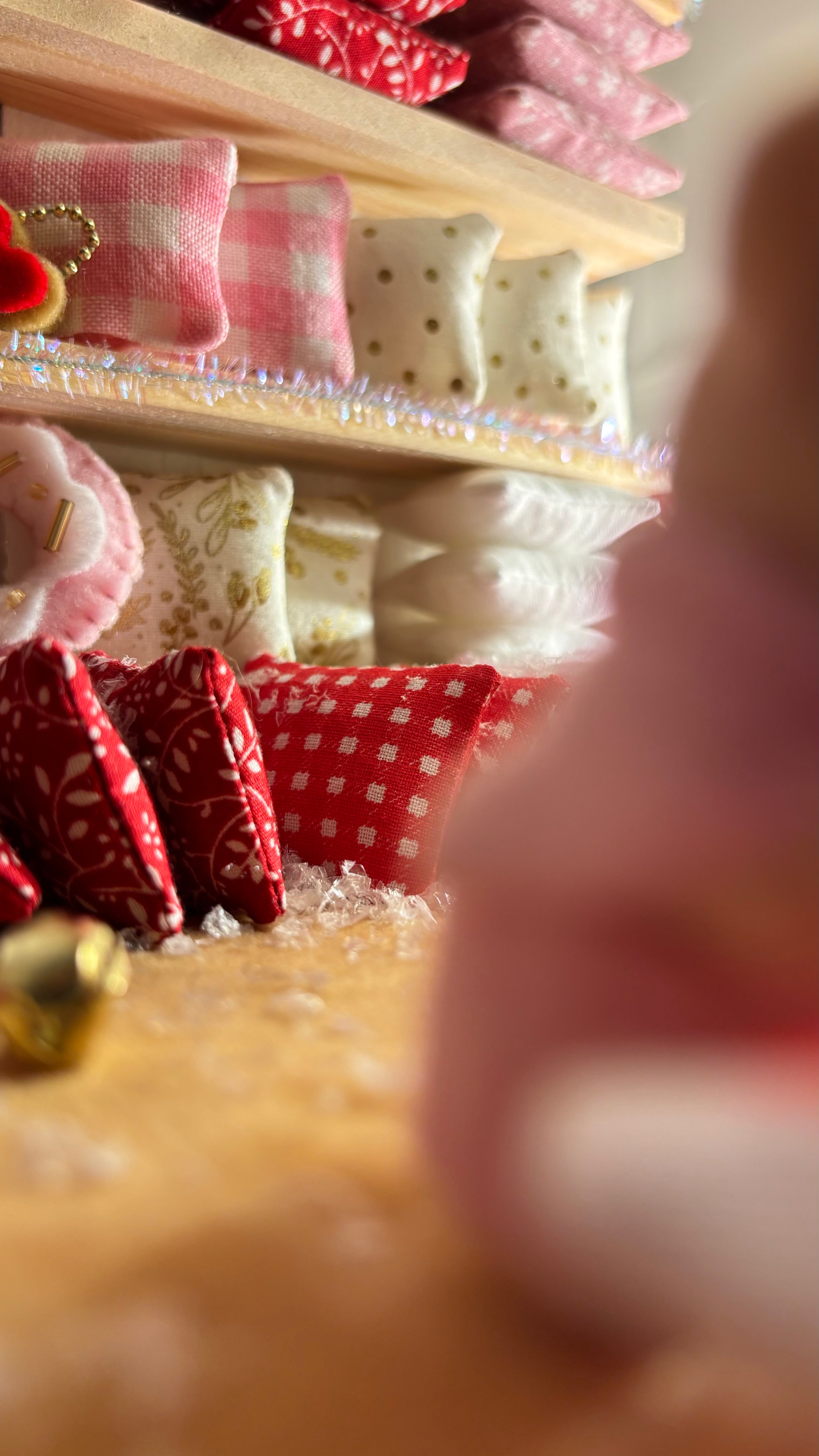 Miniature Pillow | GINGHAM RED |