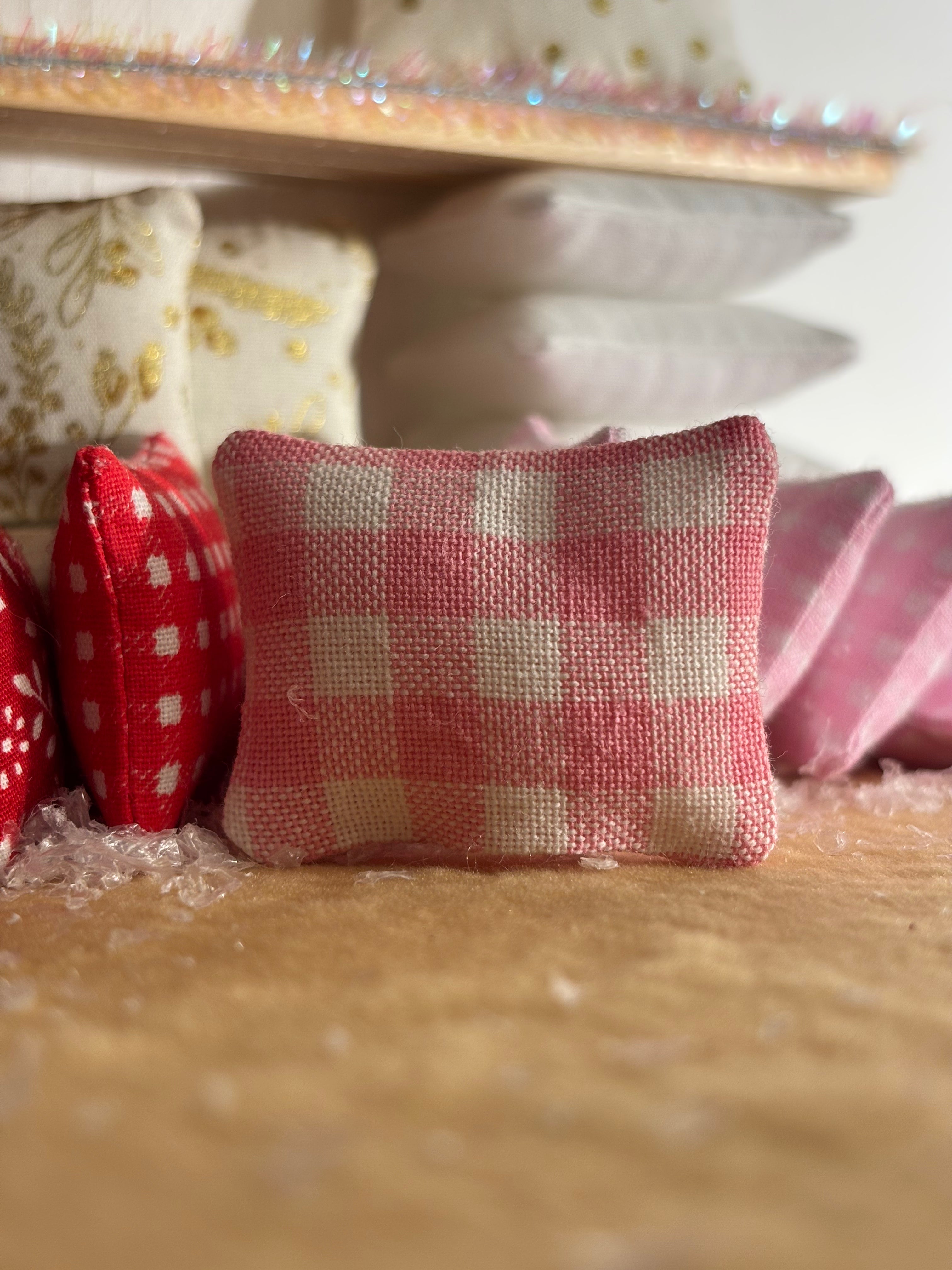 Miniature Pillow | BIG GINGHAM |
