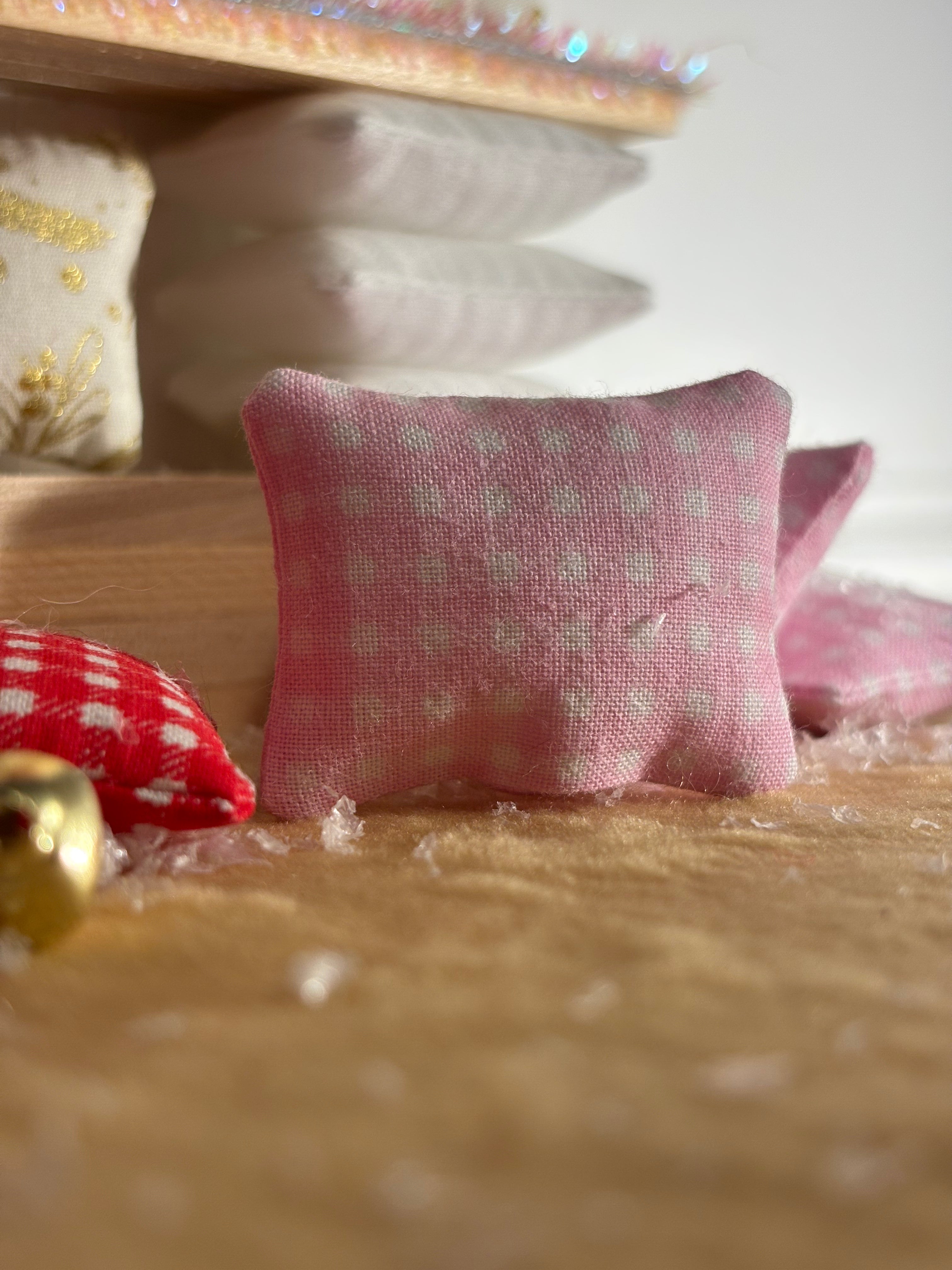 Miniature Pillow | GINGHAM PINK |