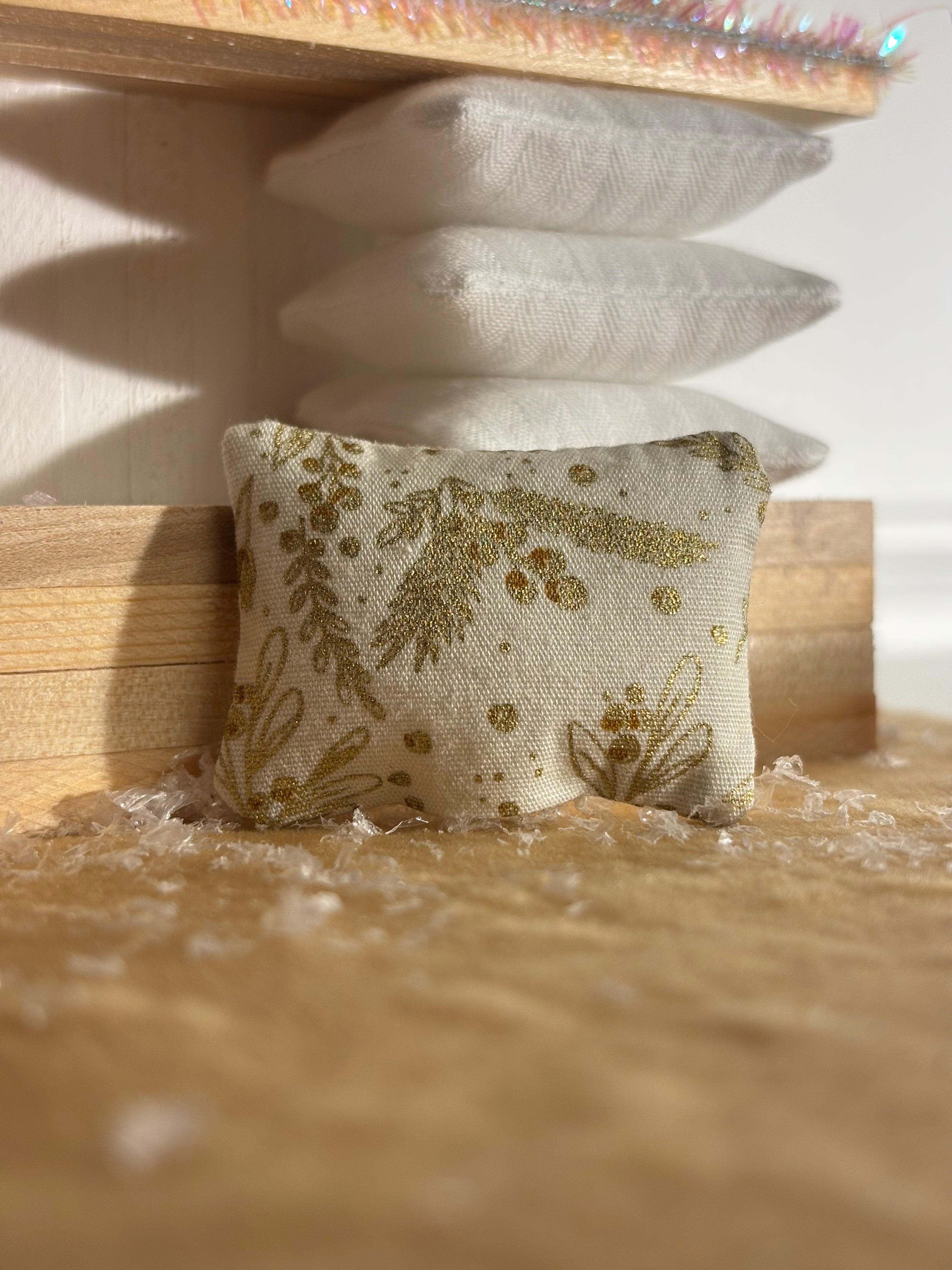 Miniature Pillow | XMAS WHITE |