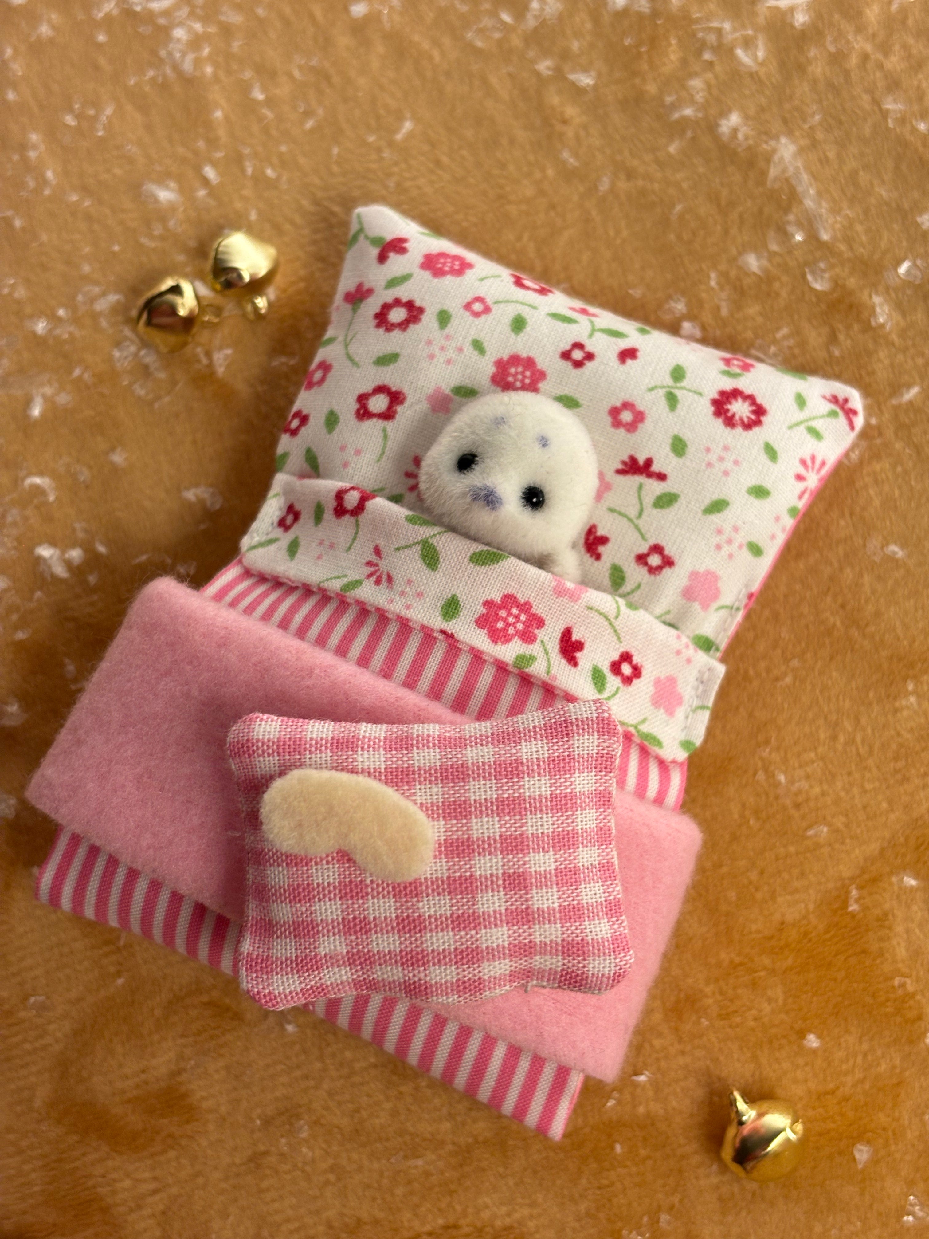 Sleeping Set for Sylvanian Babies | BLUSHY DREAM BED |