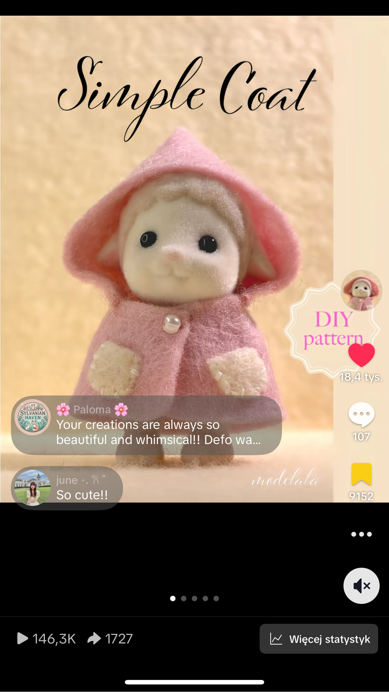 Felt Costume | Sylvanian Baby Red Hood Coat |